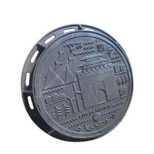 Spheroidal Graphite Cast Iron Round Manhole Cover